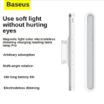 Baseus DGXC-02 LED Magnetic Desk Lamp Pro – Stepless Dimming & Eye-Protection - Image 4