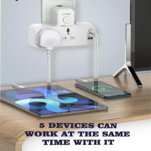 LDNIO SC2311 20W 3-Port USB Charger Extension Power Strip