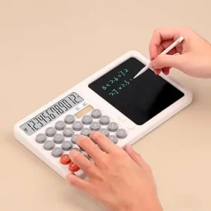 Dual Screen Calculator with Writing Tablet 12 Digit