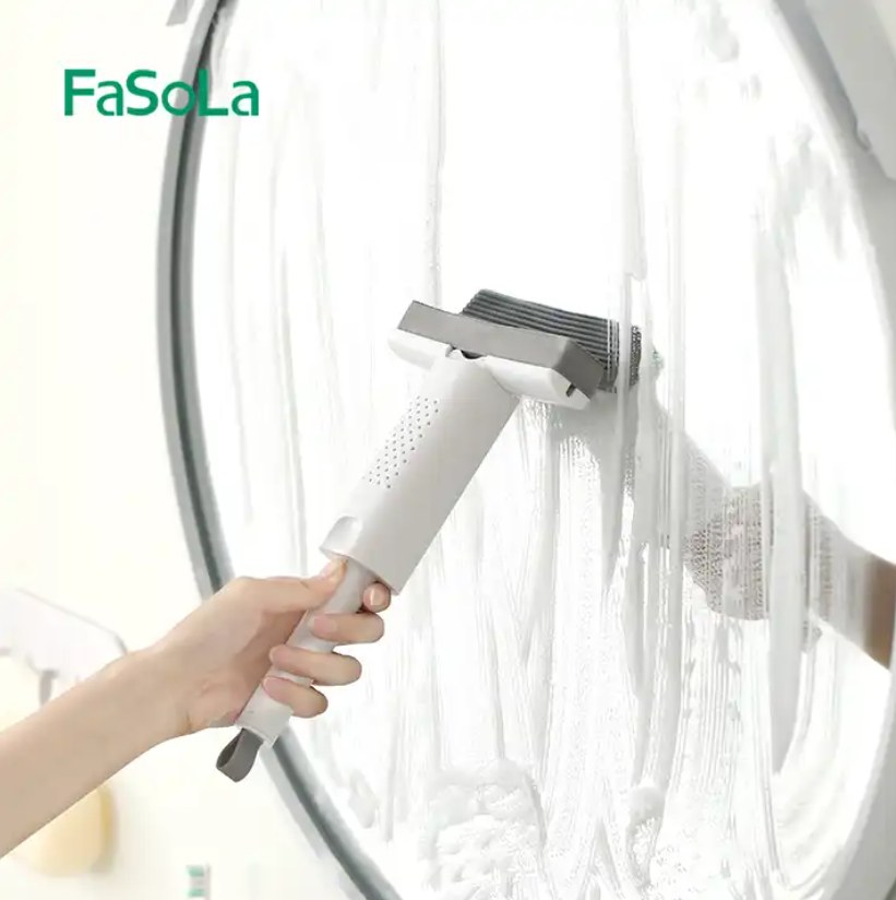 FaSoLa Mini Mop Cleaning Sponge Self Squeeze Portable