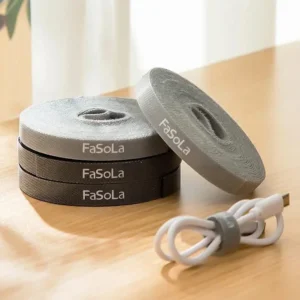 FaSoLa Reusable Cable Tie Velcro 3M Roll Organizer