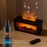 Fireplace Aromatherapy Humidifier Flame Light 150ml