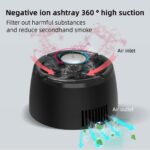 J5 Air Purifier Smoke Ashtray USB Rechargeable