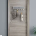 OUSUWO Wall Storage Rack Shelf with Drawers Hooks