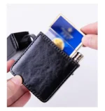 PU Leather Cigarette Case with Lighter Holder