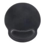 PU Leather Mouse Pad with Wrist Support – Ergonomic