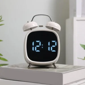 Vintage Digital Twin Bell Loud Alarm Clock
