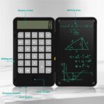 Calculator with Notepad LCD Rechargeable Writing Tablet