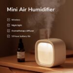 JISULIFE HU18 Mini Humidifier Rechargeable Night Light