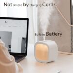 JISULIFE HU18 Mini Humidifier Rechargeable Night Light