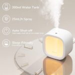 JISULIFE HU18 Mini Humidifier Rechargeable Night Light