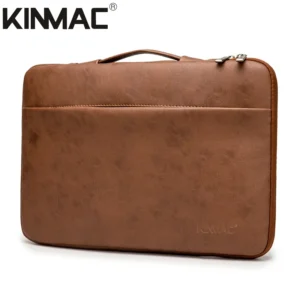 Kinmac 360° Laptop Sleeve Brown Leather
