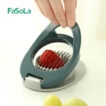 FaSoLa Kitchen Multifunctional Stainless Steel Egg Cutter - Image 4