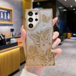 Glitter Bling 3D Rhinestone Butterfly Phone Case