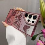 Glitter Bling 3D Rhinestone Butterfly Phone Case | AIYOZON - Image 3
