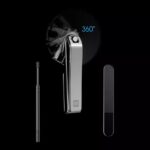Best Huohou No Splash Nail Clippers Set with Metal Case - Image 8