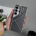 Luxury GKK Plating Camera Glass Kickstand Case for Samsung Galaxy Ultra - Image 4