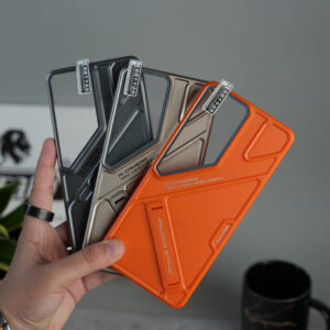 Luxury GKK Plating Camera Glass Protective Kickstand Case