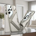 Luxury GKK Plating Camera Glass Kickstand Case for Samsung Galaxy Ultra - Image 6