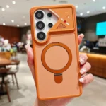Metal MagSafe Stand Case for Samsung – Stylish & Protective - Image 2