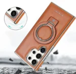 RIMBMAX PU Leather Magnetic Ring Case for Samsung Galaxy Ultra - Image 4