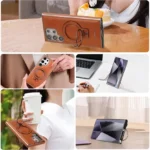 RIMBMAX PU Leather Magnetic Ring Case for Samsung Galaxy Ultra - Image 8