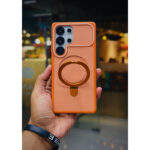 Ultra Protection PU Leather MagSafe Magnetic Stand Case for Samsung Galaxy Ultra - Image 6