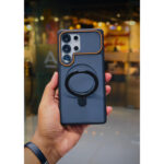 Ultra Protection PU Leather MagSafe Magnetic Stand Case for Samsung Galaxy Ultra - Image 4