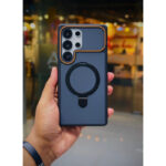 PU Leather MagSafe Magnetic Stand Case