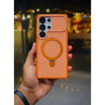 Ultra Protection PU Leather MagSafe Magnetic Stand Case for Samsung Galaxy Ultra - Image 2