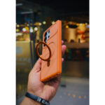 Ultra Protection PU Leather MagSafe Magnetic Stand Case for Samsung Galaxy Ultra - Image 8