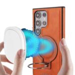 RIMBMAX PU Leather Magnetic Ring Case for Samsung Galaxy Ultra - Image 7