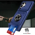 Rugged Armor Ring Stand Card Holder Case for Samsung Galaxy (S23-S26 Ultra) - Image 4
