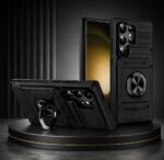 Rugged Armor Ring Stand Card Holder Case