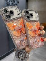 3D Butterfly Glittery Case for iPhone | Luxury Design - Image 3