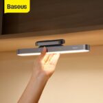 Baseus Magnetic Stepless Dimming Charging Desk Lamp – Rechargeable LED Light for Bedroom, Kitchen & Study