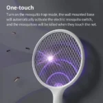 Qualitell E3 Rechargeable Electric Mosquito & Fly Swatter