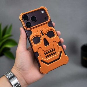 Aluminium Skull Frame Protective Case for iPhone