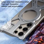 Aluminum Alloy Magnetic 360° Bracket Phone Case