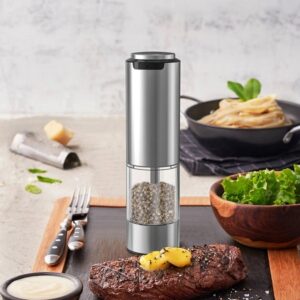 CIRCLE JOY Rechargeable Electric Salt and Pepper Grinder Set