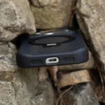 Carbon Rotating Case for iPhone with Metal Stand & MagSafe