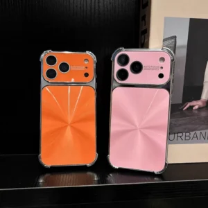 Chrome Edge Slim Camera Guard Case for iPhone