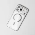 Crystal Clear MagSafe Camera Guard Stand Case for iPhone - Image 3