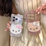 Cute Hello Kitty Faux Diamond Case for iPhone - Image 5