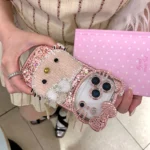 Cute Hello Kitty Faux Diamond Case for iPhone - Image 7