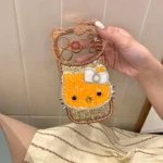 Cute Hello Kitty Faux Diamond Case for iPhone - Image 3