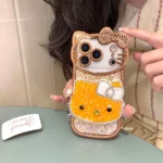 Cute Hello Kitty Faux Diamond Case for iPhone