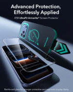 ESR UltraFit Armorite® Tempered Glass Screen Protector for iPhone 18 & 17 Series (2 Pack) - Image 3