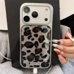 Electroplated Leopard Design Case for iPhone - Image 4