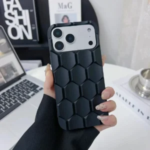Honeycomb 3D Soft Flexible Cover for iPhone